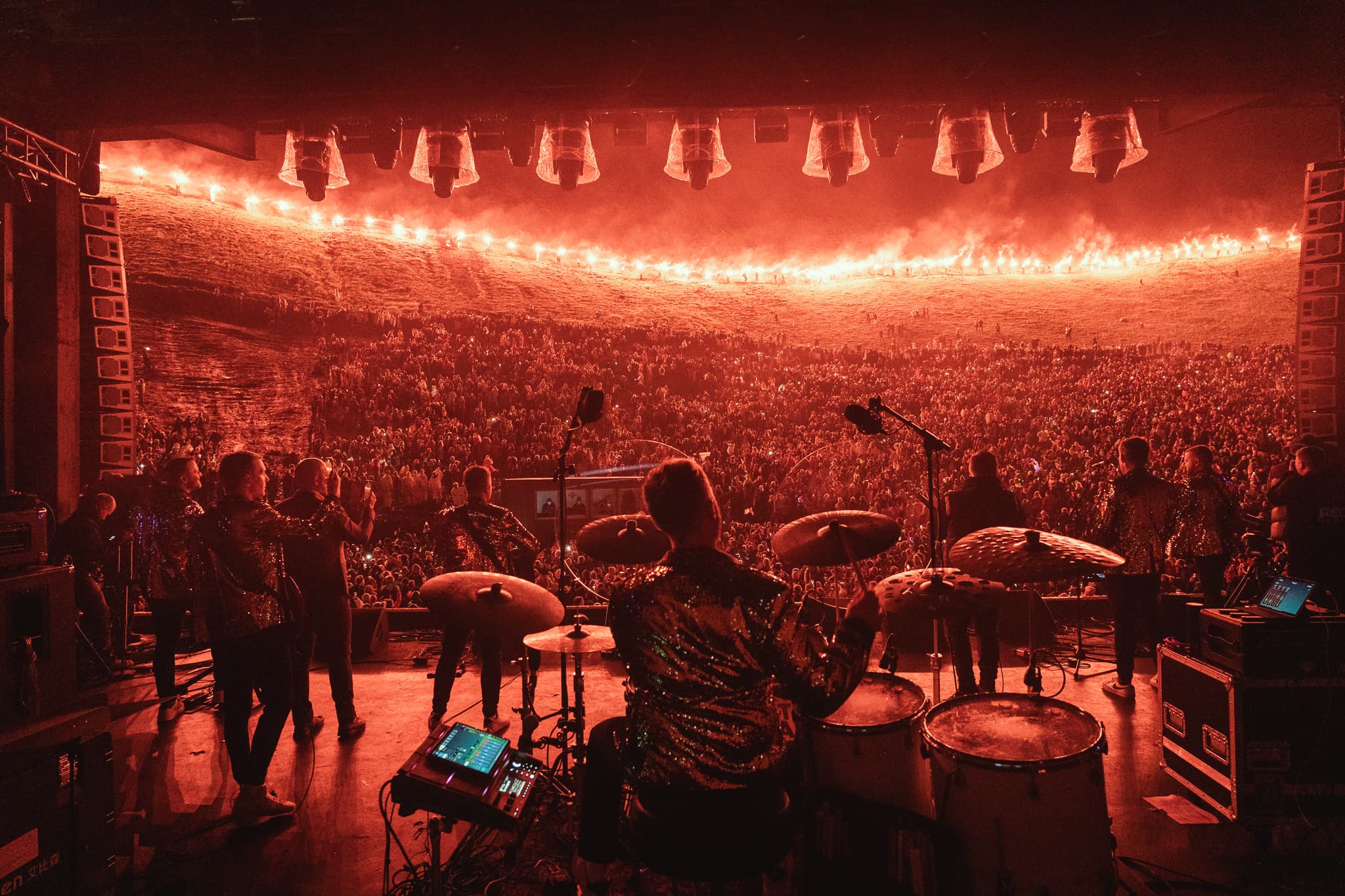 Stuðlabandið á sviði á Þjóðhátíð